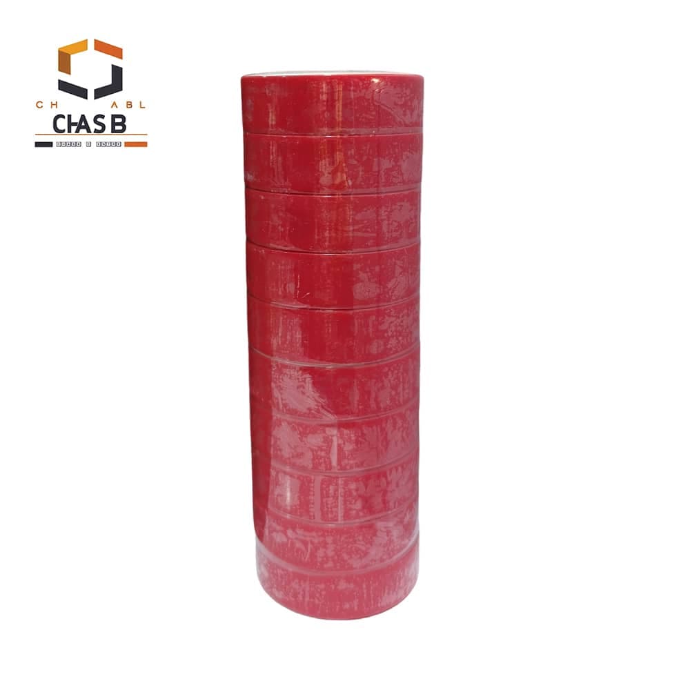 چسب برق قرمز RED PVC ELECTRICAL INSULATION TAPE — تصویر ۳