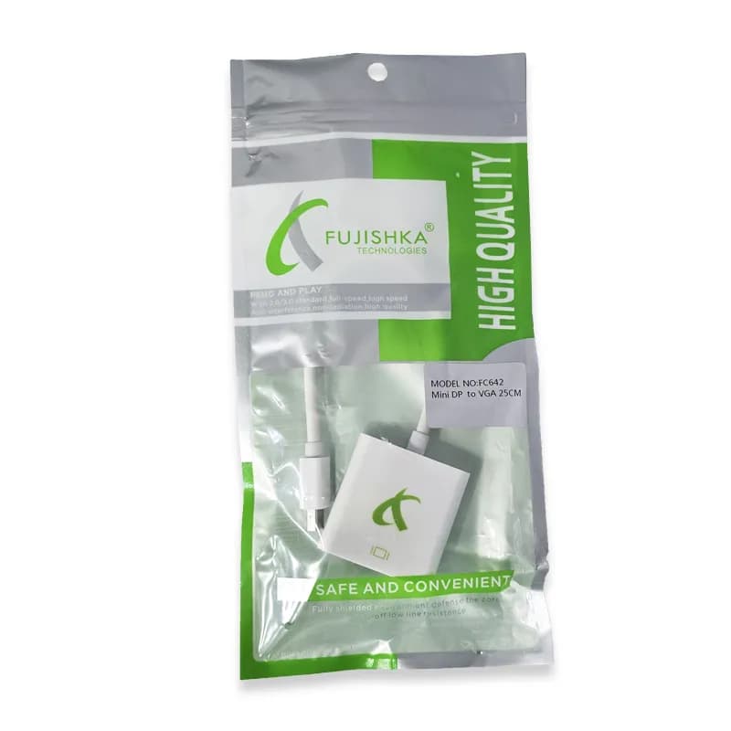 تبدیل کابلی Mini DisplayPort به VGA فوجیسکا مدل FC642 — تصویر ۴