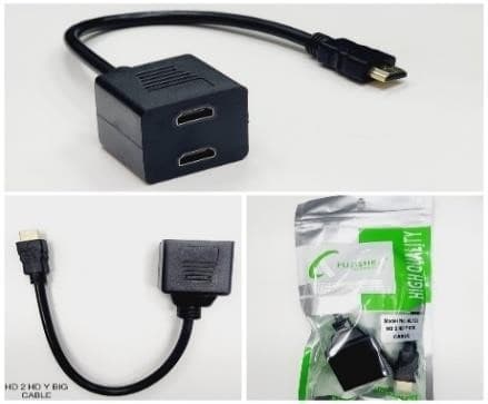 کابل مبدل 1 به 2 HDMI فوجیسکا مدل AL720