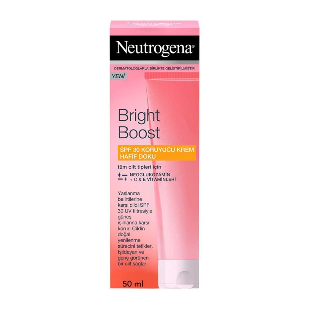 کرم ضد آفتاب ضدلک و روشن کننده نوتروژینا مدل Bright Boost spf 30