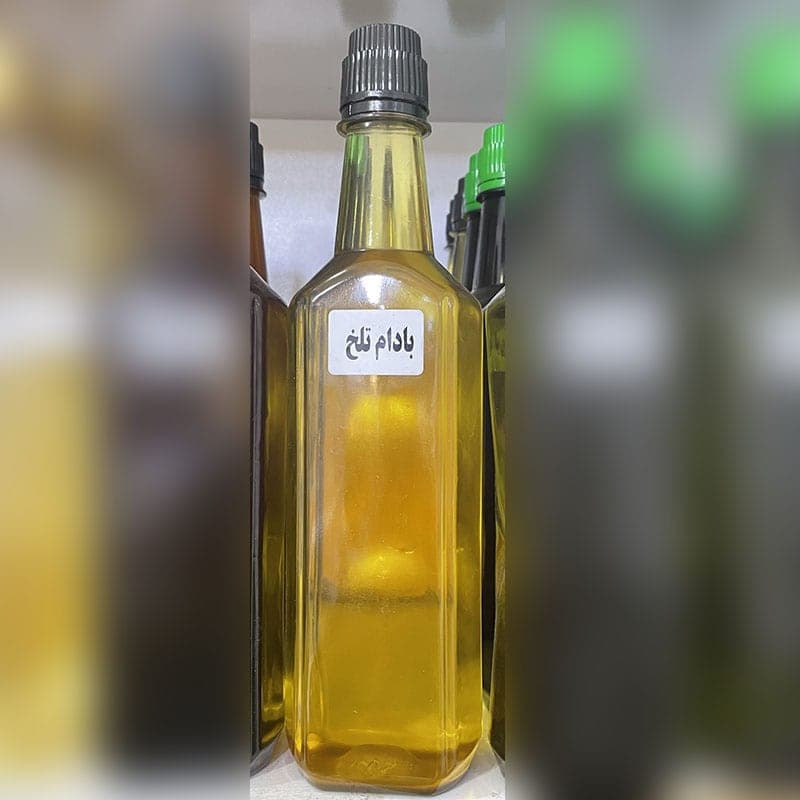 روغن بادام تلخ نیم لیتری