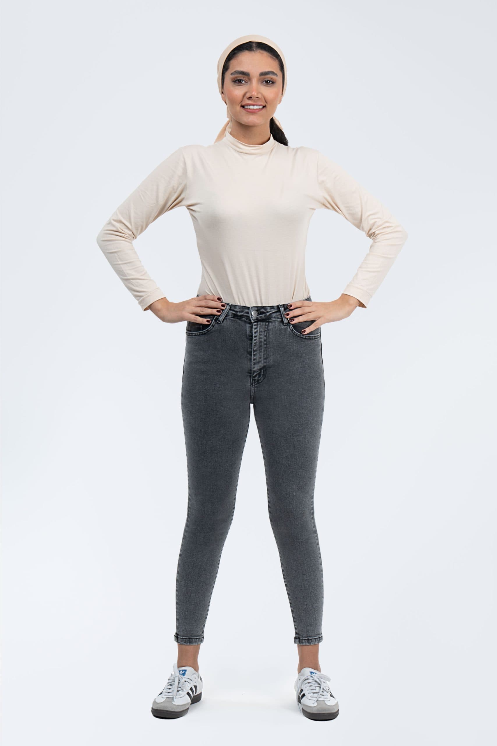 شلوار جین اسکینی دودی 30007096