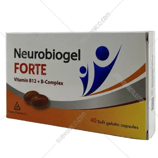 سافت ژل نوروبیوژل فورت دانا 40 عددی Neurobiogel forte — تصویر ۲