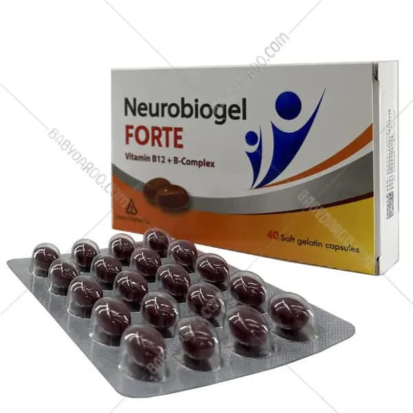 سافت ژل نوروبیوژل فورت دانا 40 عددی Neurobiogel forte — تصویر ۴