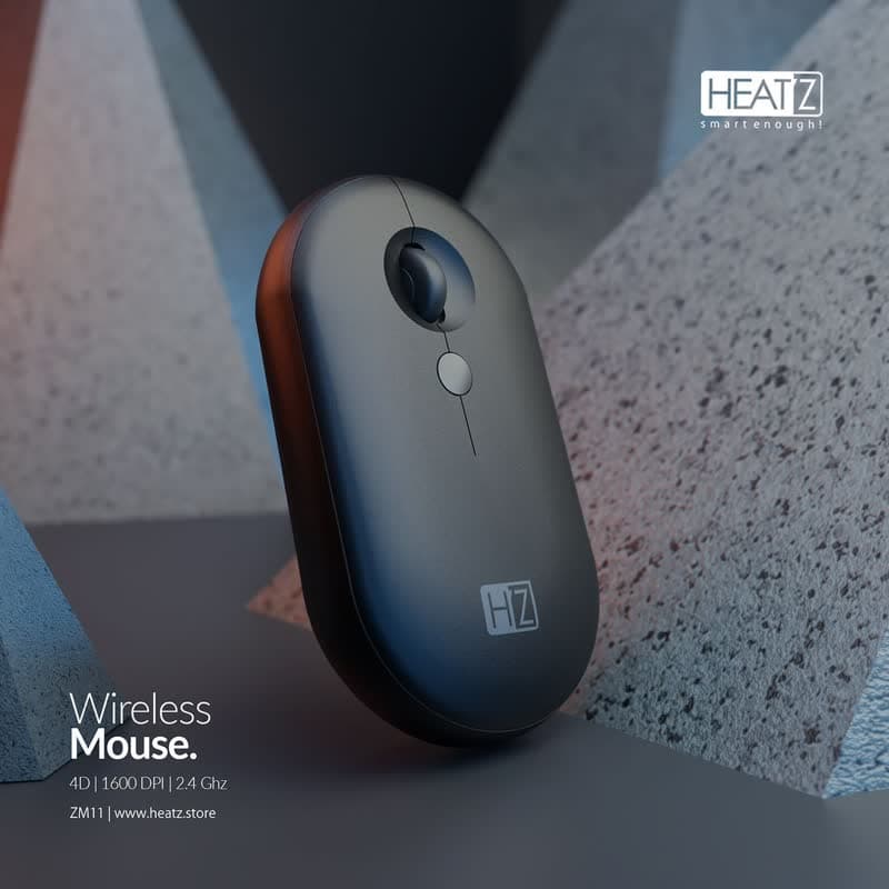 موس سایلنت بی سیم هیتز مدل HEATZ ZM11 — تصویر ۳