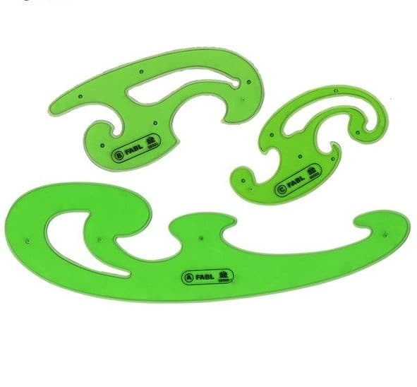 ست شابلون پیستوله 3 عددی فابل