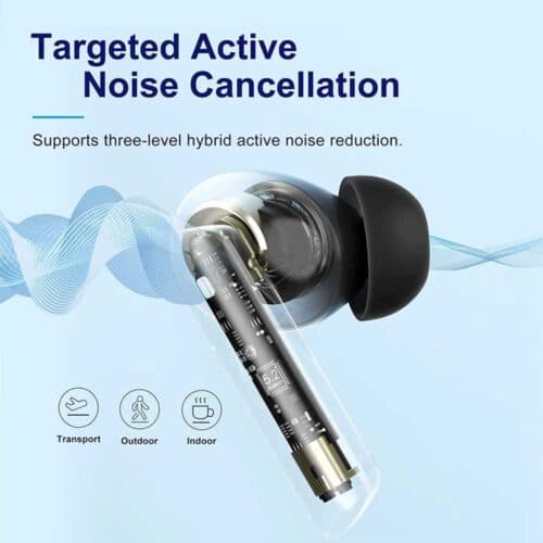 ایرپاد کیو سی وای مدل QCY Melobuds HT05 ANC (18 ماه گارانتی) — تصویر ۲
