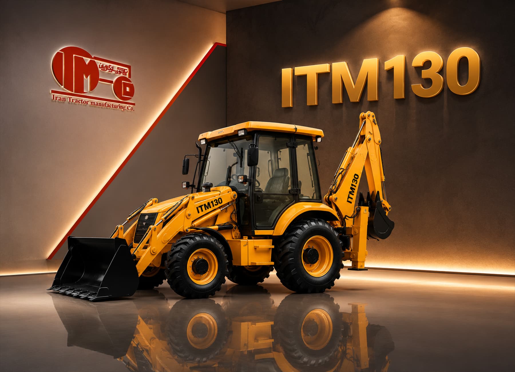 بکهولودر 130 | Backhoe Loader ITM 130 4wd