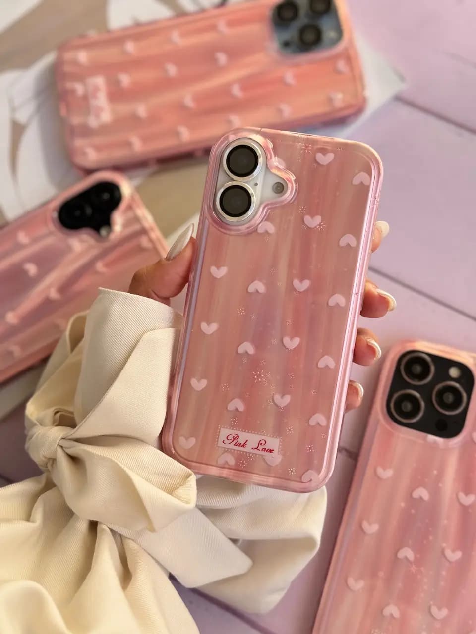 قاب قلب لیزری Pink Love (کدC2087) — تصویر ۶