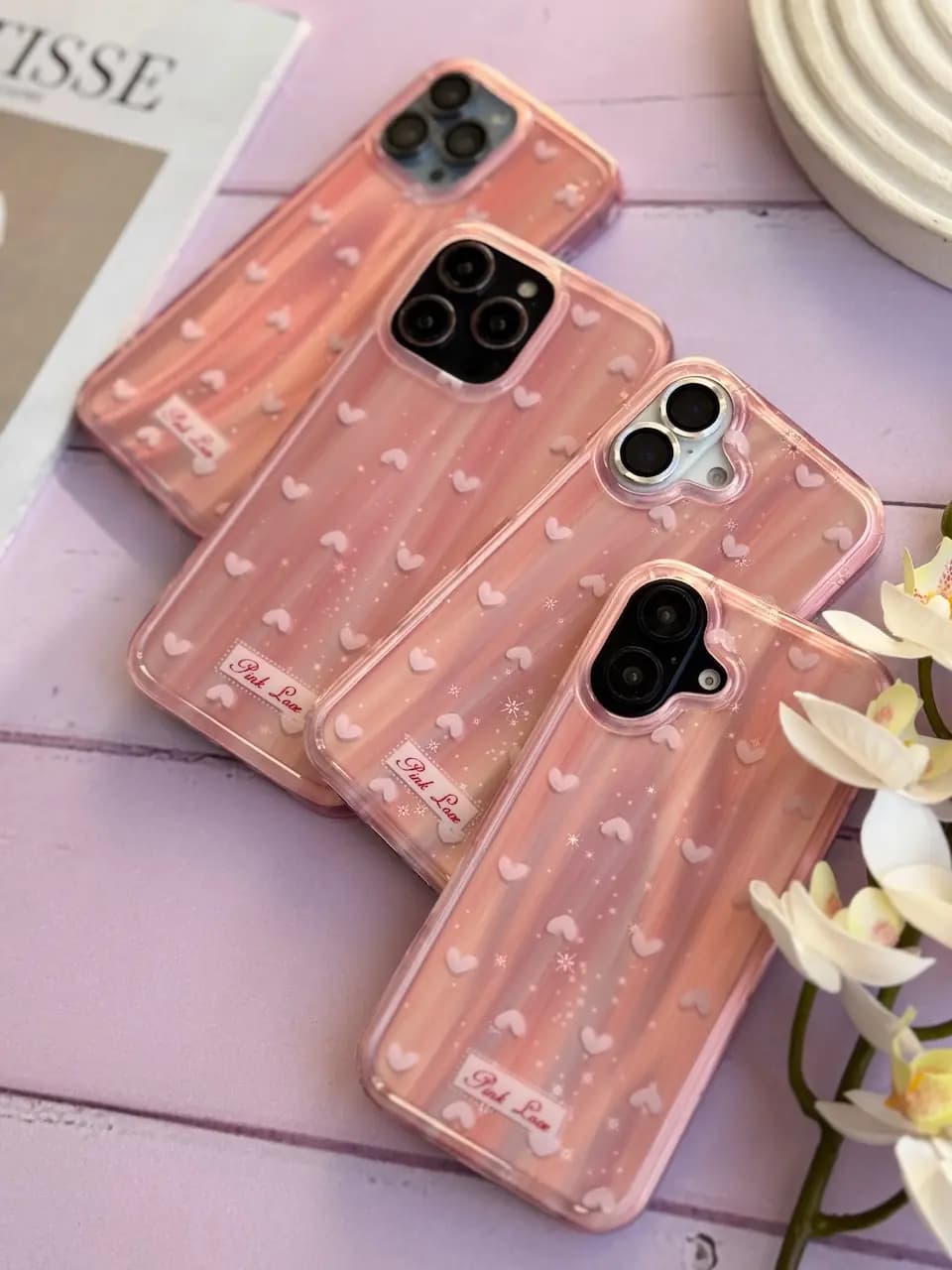 قاب قلب لیزری Pink Love (کدC2087) — تصویر ۷