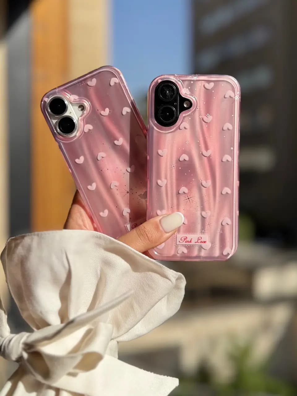 قاب قلب لیزری Pink Love (کدC2087) — تصویر ۳