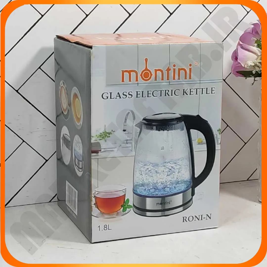 RONI کتری برقی شیشه ای مونتینی