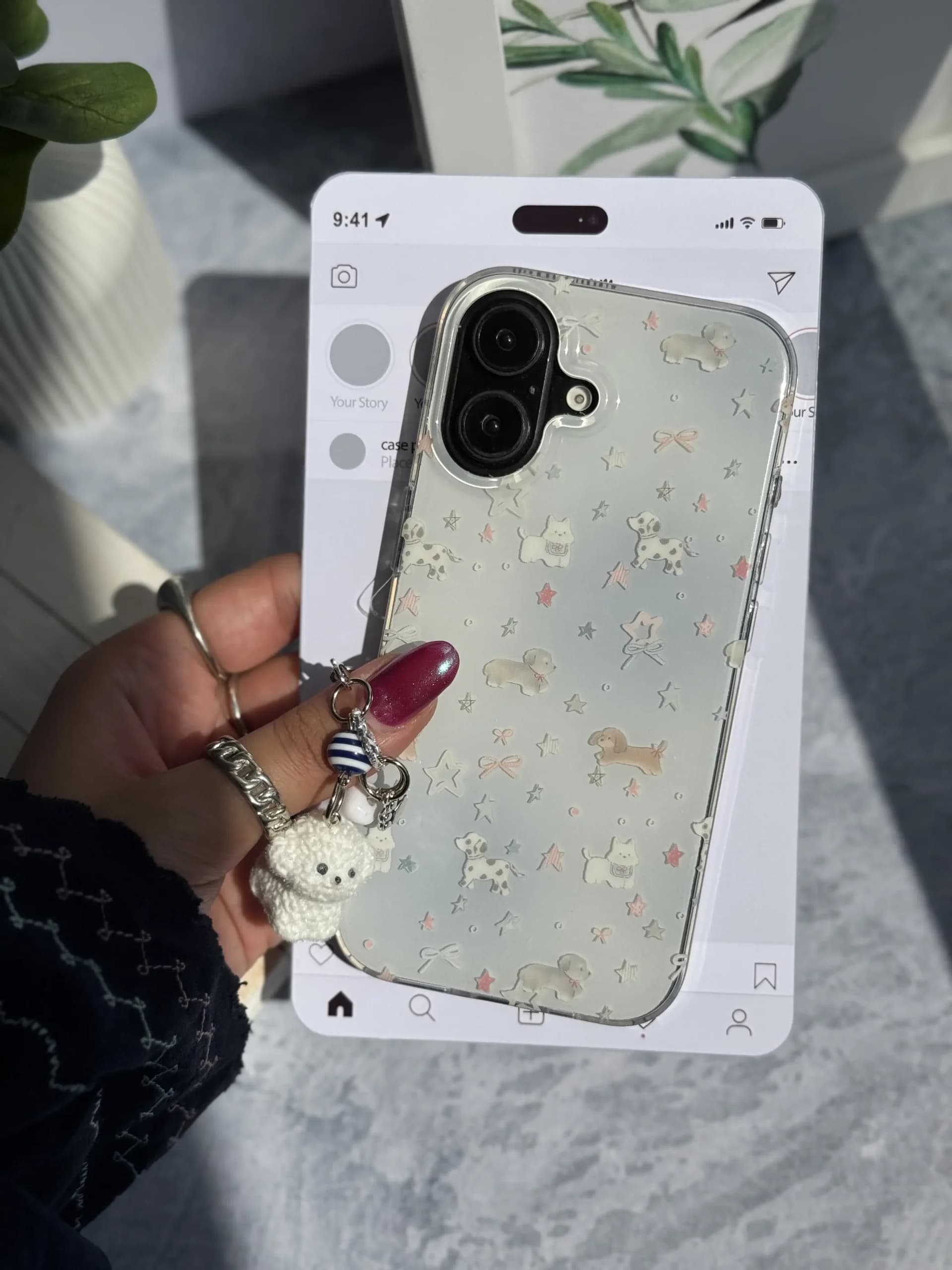 قاب Puppy Star با آویز (کدC2060) — تصویر ۳