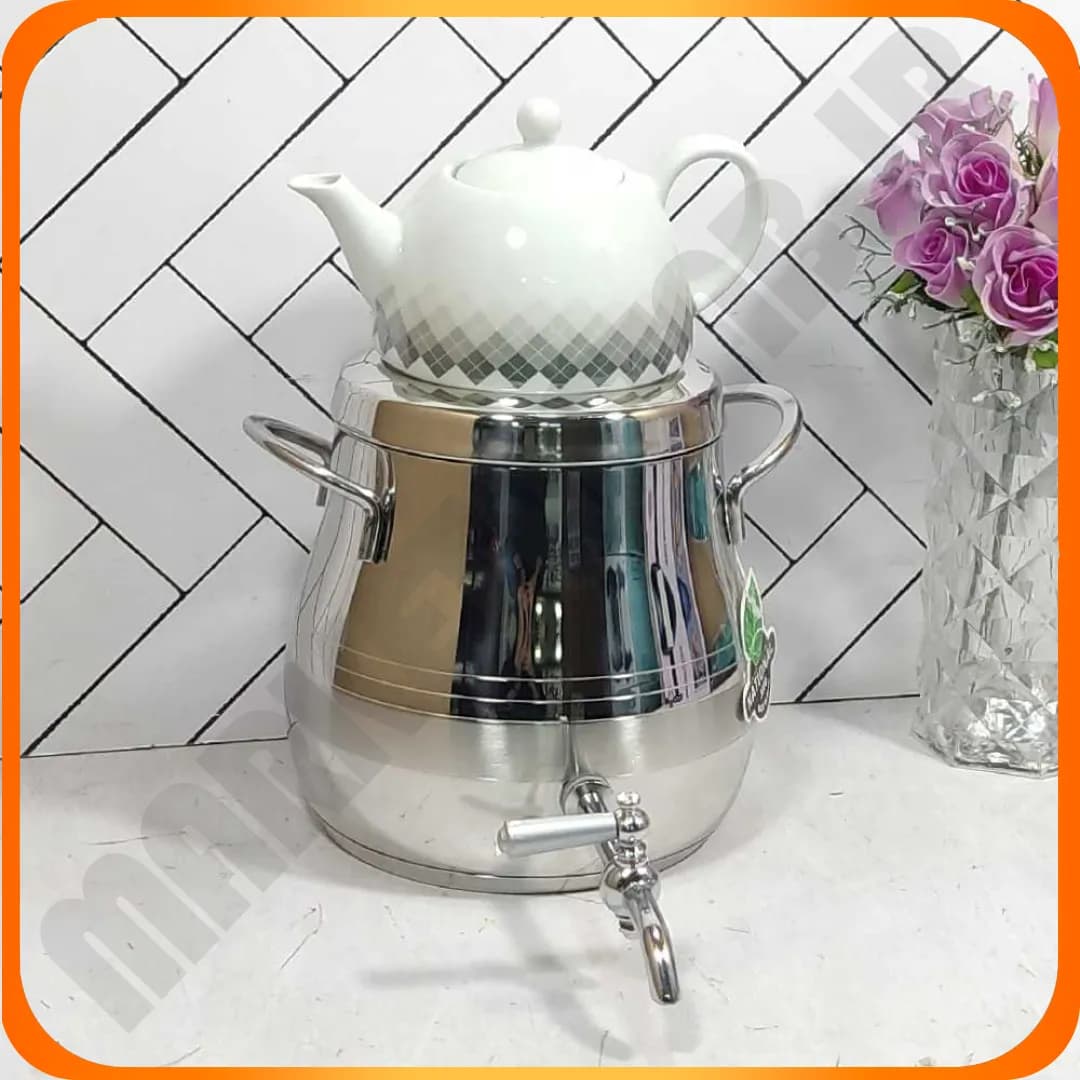 کتری قوری استیل مدل آتنا ناسیونال