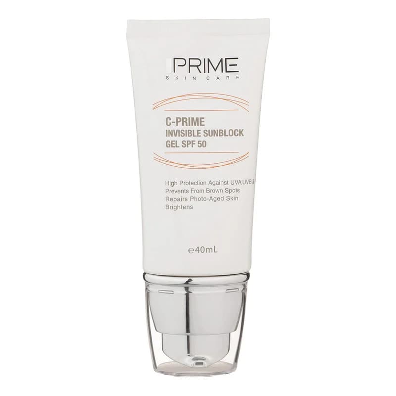 ژل ضدآفتاب بی‌رنگ پرایم SPF50 مدل C-Prime مناسب برای انواع پوست، حجم 40 میلی‌لیتر — تصویر ۱۱