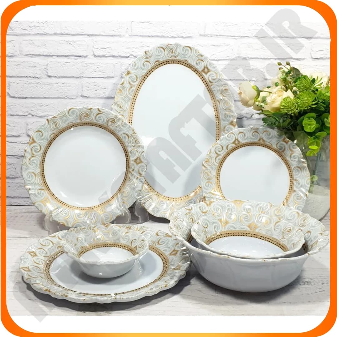 سرویس 33 پارچ برجسته سلنا هرمس اوپال جام