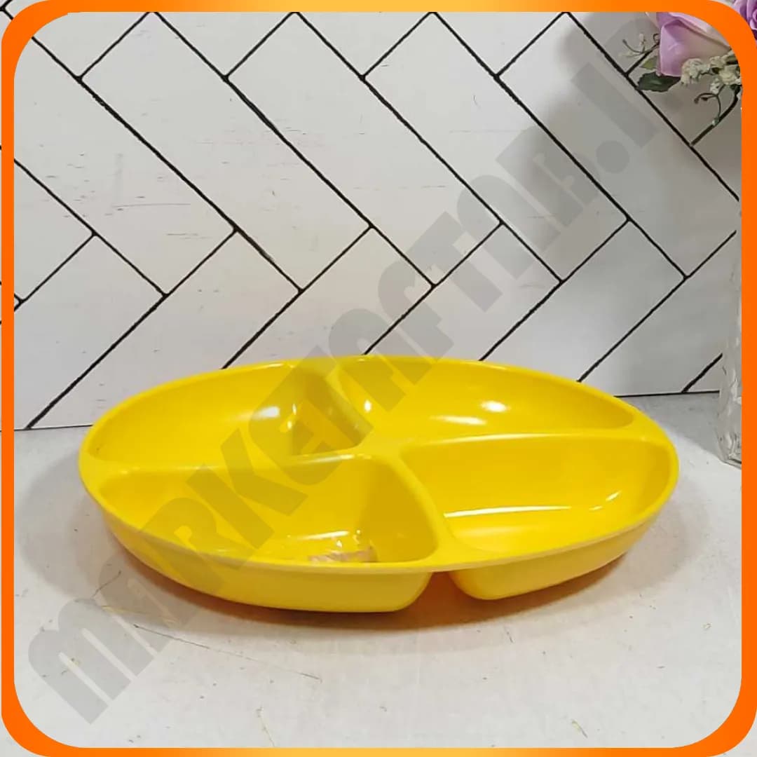 974 اردوخوری 4 خانه مربع ملامین زرد مهروز
