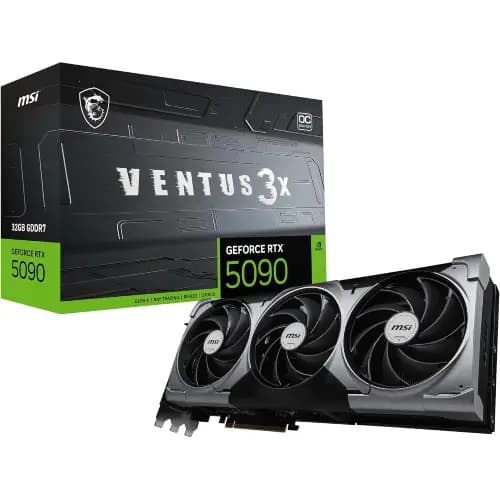 کارت گرافیک ام اس آی مدل GeForce RTX 5090 Ventus 3x 32G ظرفیت 32 گیگابایت