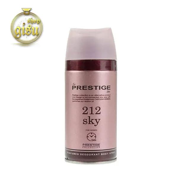 اسپری بدن زنانه 212 پرستیژ (prestige) – حجم ۱۵۰میلی لیتر
