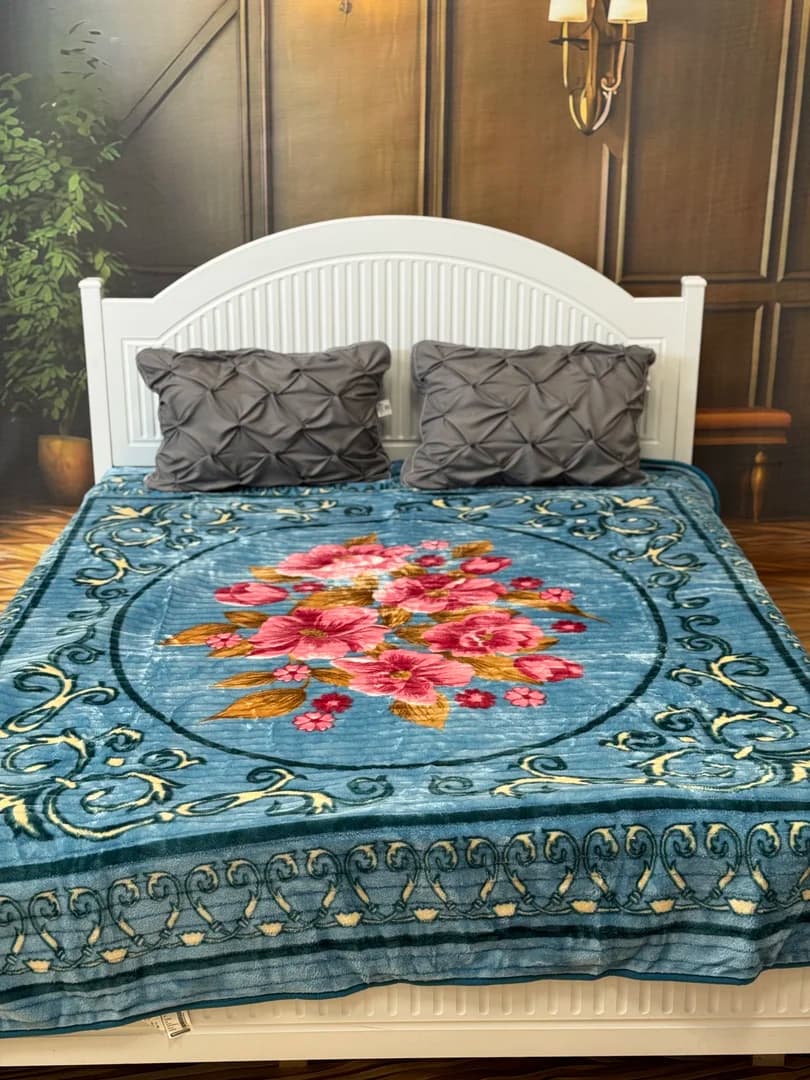 پتو دو نفره نرمینه مدل نسیم طرح 51 – زمستانه و ضخیم (230×200) — تصویر ۵