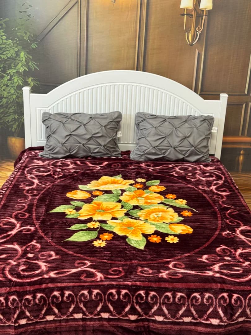 پتو دو نفره نرمینه مدل نسیم طرح 51 – زمستانه و ضخیم (230×200) — تصویر ۴