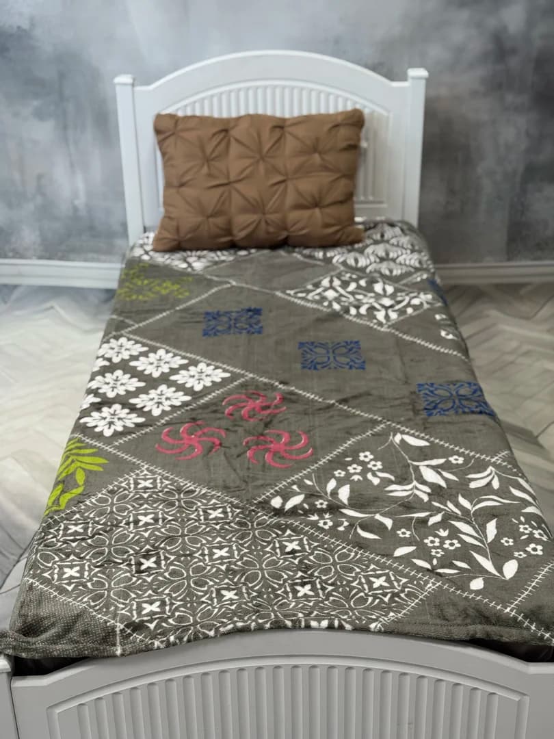 پتو ژله ای یک نفره سروین طرح لوزی — تصویر ۴