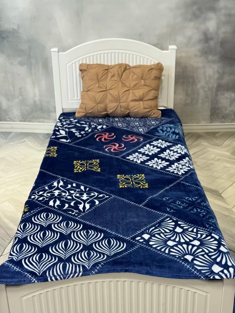 پتو ژله ای یک نفره سروین طرح لوزی — تصویر ۳