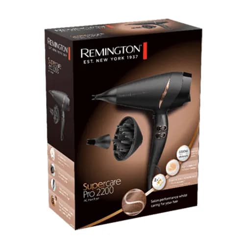 سشوار حرفه ای رمینگتون Remington مدل super care pro 2200 — تصویر ۳