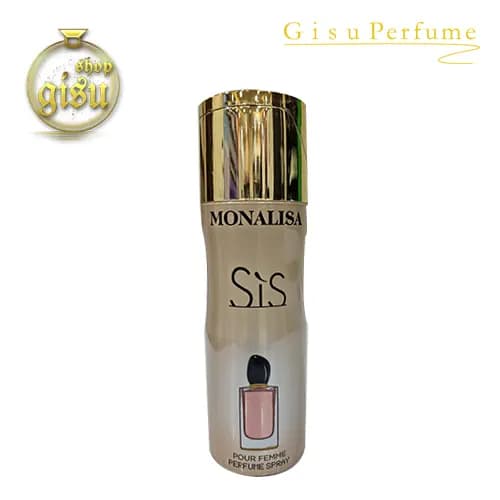 اسپری بدن زنانه مونالیزا سیس (monalisa) – حجم 200 میل