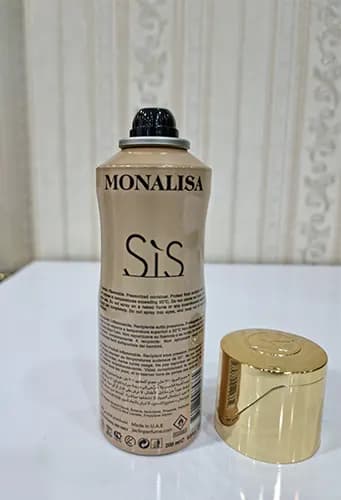 اسپری بدن زنانه مونالیزا سیس (monalisa) – حجم 200 میل — تصویر ۲