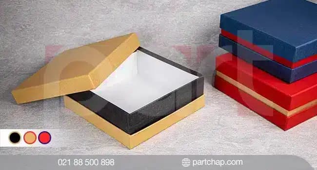 هاردباکس سه تکه فانتزی مربع کد 4012
