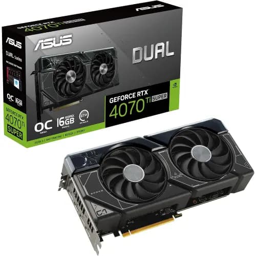 کارت گرافیک ایسوس مدل ASUS Geforce RTX 4070Ti Super DAUL OC 16G ظرفیت 16 گیگابایت — تصویر ۳