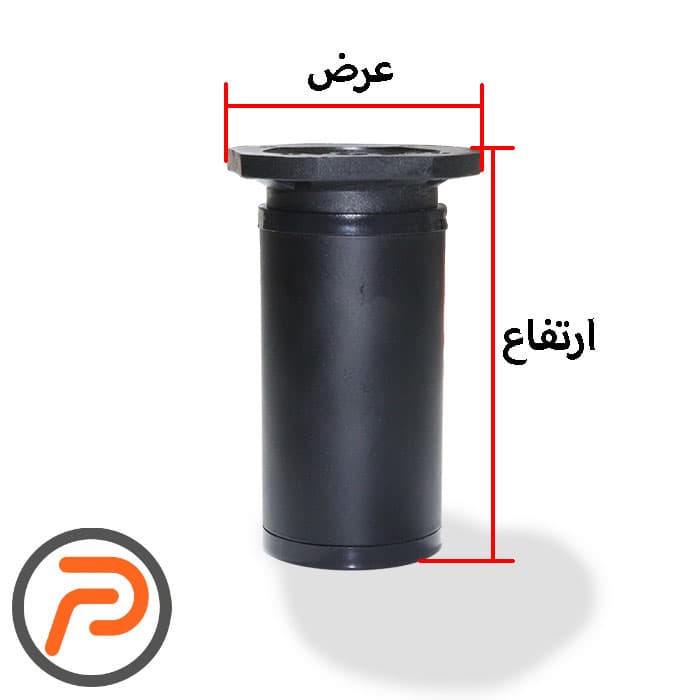 پایه کابینت بدنه فلزی AS رگلاژی 6 تا 14 سانتیمتر — تصویر ۳