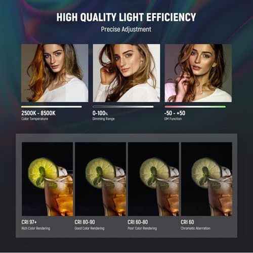 باتوم لایت نیوور Neewer TL60 RGB Tube Light — تصویر ۵