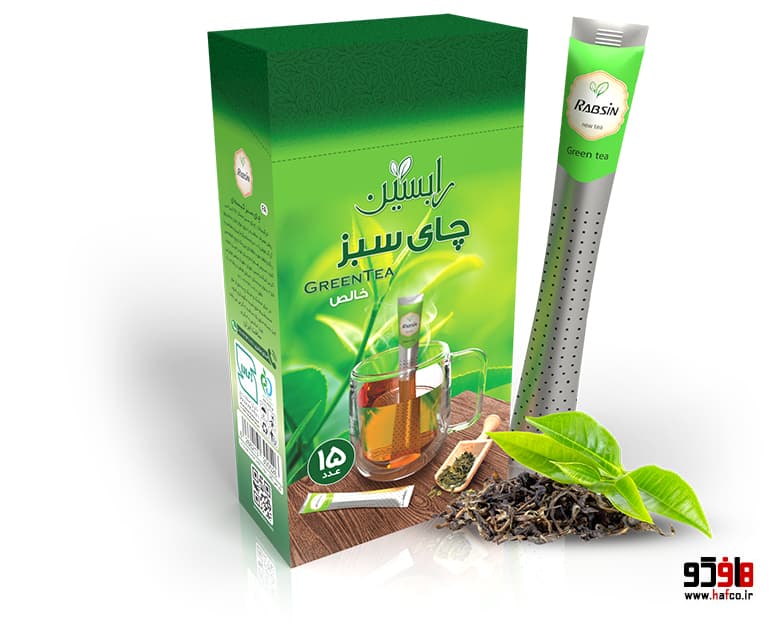 چای سبز بسته 15 عددی رابسین