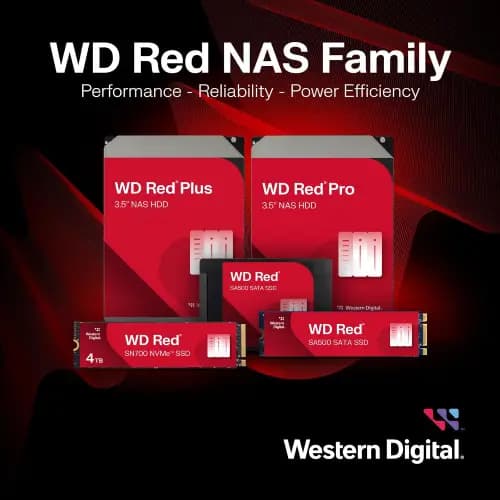 هارد اینترنال سرور وسترن دیجیتال مدل WD Red Plus NAS ظرفیت 4 ترابایت — تصویر ۳
