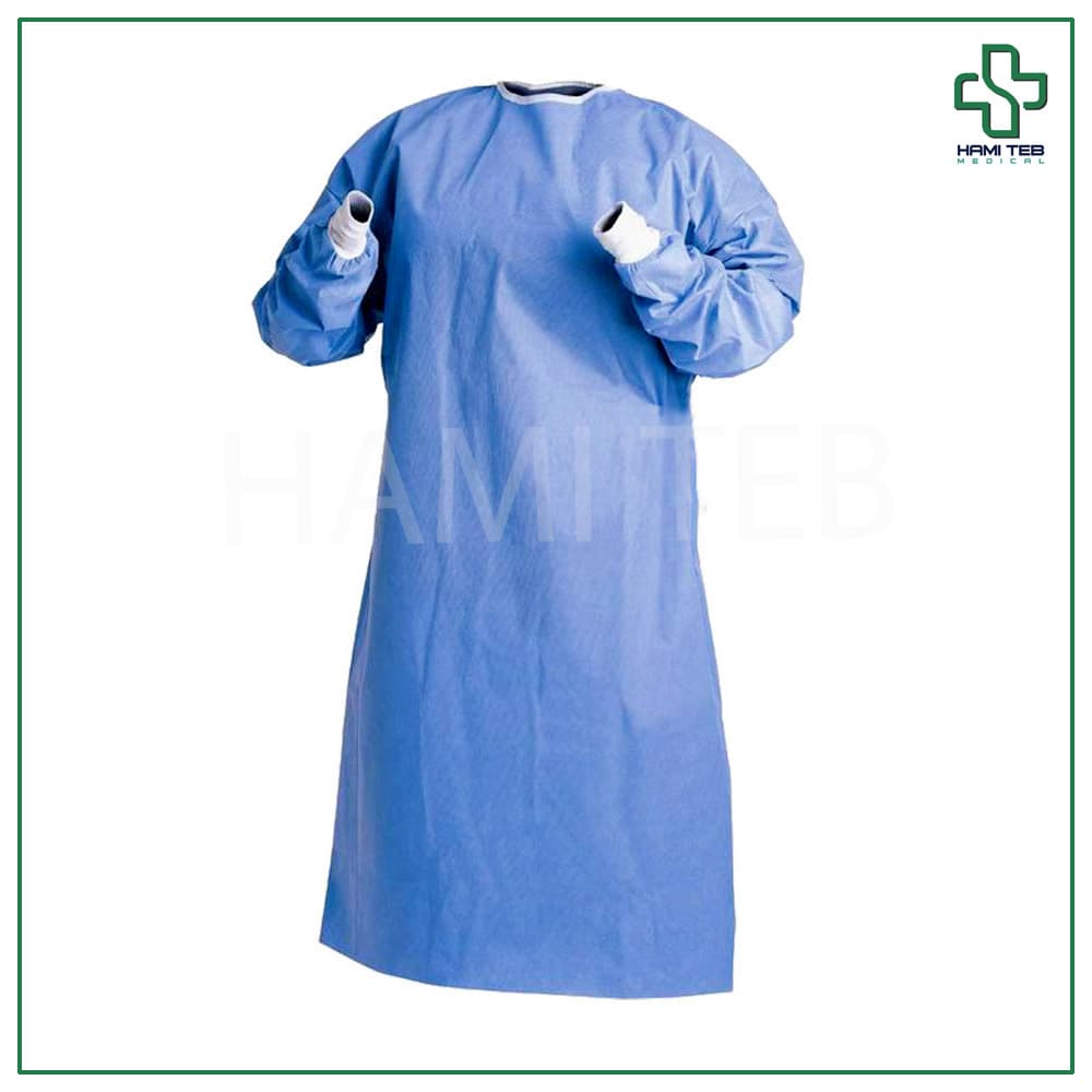گان جراح مچ دار قد 120 سانت 30 گرم