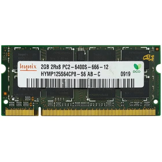 رم استوک لپ تاپ HYNIX 2GB PC2-6400S DDR2