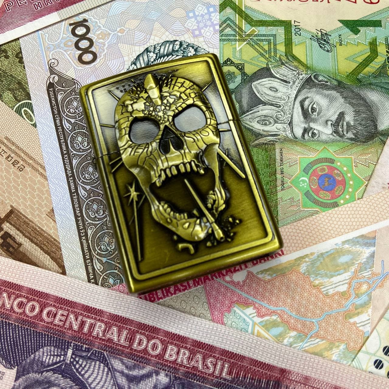 فندک بنزینی مدل اسکلت4