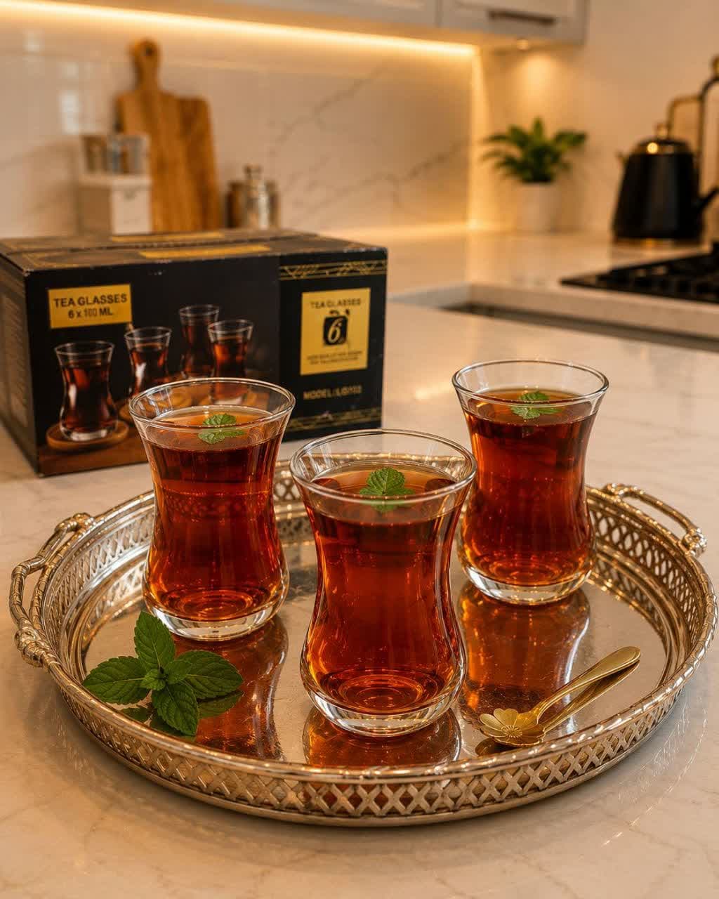 استکان کمر چین باریک لوکس مدل D3009 کد 1
