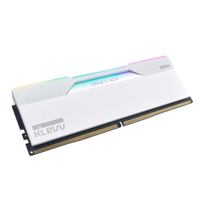 رم دسکتاپ DDR5 دو کاناله 6000 مگاهرتز CL30 کلو مدل CRAS V Whiteظرفیت 48 گیگابایت — تصویر ۳