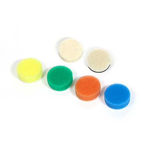 کیت 6 عددی پد پولیش مینیاتوری 50 میلی متری سورین بو مدل Surainbow Foam Buffing Mini Pad Set 2inches t017