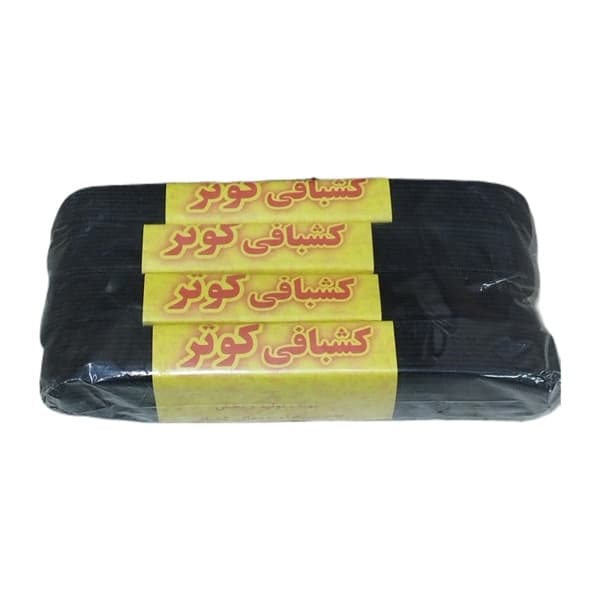 کش خیاطی رنگ مشکی دو سانتی بسته 4 عددی — تصویر ۲