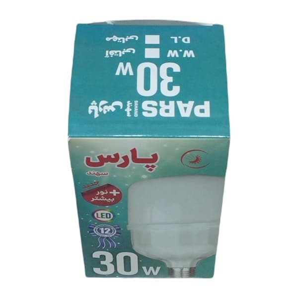 لامپ مهتابی ال ای دی 30 وات پارس سهند مدل استوانه ای بسته 10 عددی
