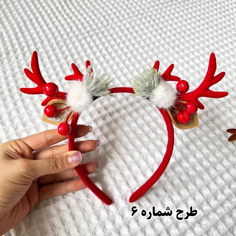 تل سر بچه گانه طرح کریسمس — تصویر ۶