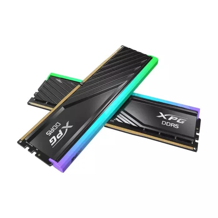 رم کامپیوتر DDR5 دو کاناله 6000 مگاهرتز ای دیتا مدل CL48 XPG Lancer Blade RGB BLACK ظرفیت 32 گیگابایت