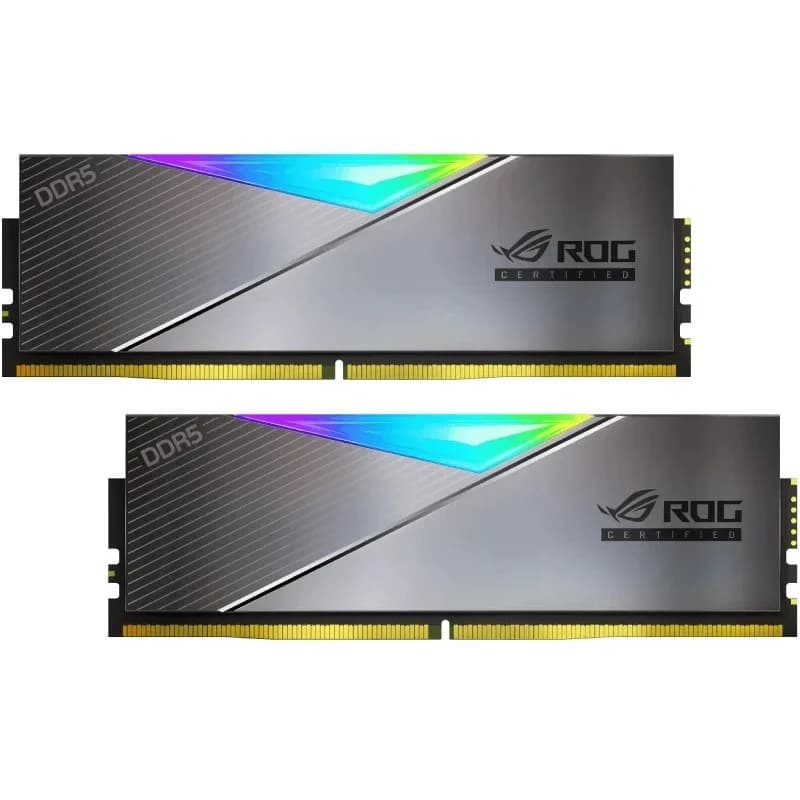 رم دسکتاپ DDR5 دو کاناله 6600 مگاهرتز CL32 ای دیتا ایکس پی جی مدل Lancer RGB ROG Certified ظرفیت 32 گیگابایت — تصویر ۳