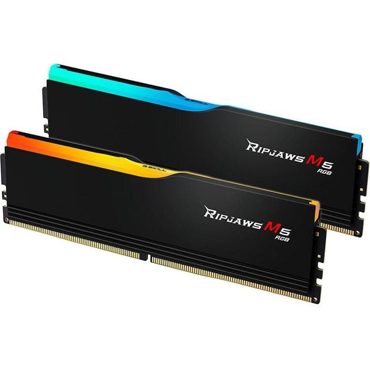 رم دسکتاپ DDR5 دوکاناله 6400 مگاهرتز CL36 جی اسکیل مدل RIPJAWS M5 RGB Black ظرفیت 32 گیگابایت — تصویر ۶