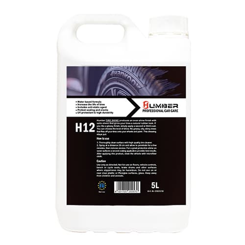 واکس براق کننده لاستیک 5 لیتری هامبر مدل Humber Tire Shine 5L H12