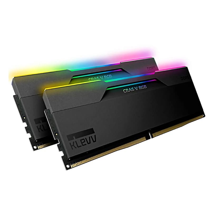 رم دسکتاپ DDR5 دو کاناله 6400 مگاهرتز CL32 کلو مدل CRAS V RGB ظرفیت 32 گیگابایت — تصویر ۳